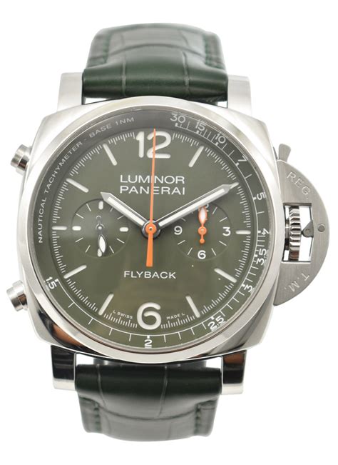 Panerai PAM01296 PAM 1296 Luminor Chronograph Flyback .